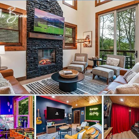 Heated Pool - Luxury Cabin - Game Room - Theater